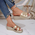summer new arrival: plus-size women's casual comfort wedge sandals - wholesale fashion outerwear platform sandals