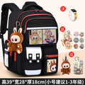 2026 new labubu backpack for girls, elementary school students grades 1-6, boys' lightweight kids' backpack, spine protection, and weight reduction