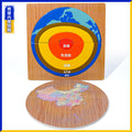 Inside the earth, structure, center, core, handmade teaching aids, equipment package DIY science experiment puzzle 3D three-dimensional model
