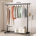 Simple clothes drying rack floor-standing clothes rack dormitory bedroom coat rack indoor balcony thickened rack for home