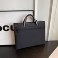 Portable document bag storage zipper oxford cloth document bag waterproof gift information bag men's office meeting briefcase