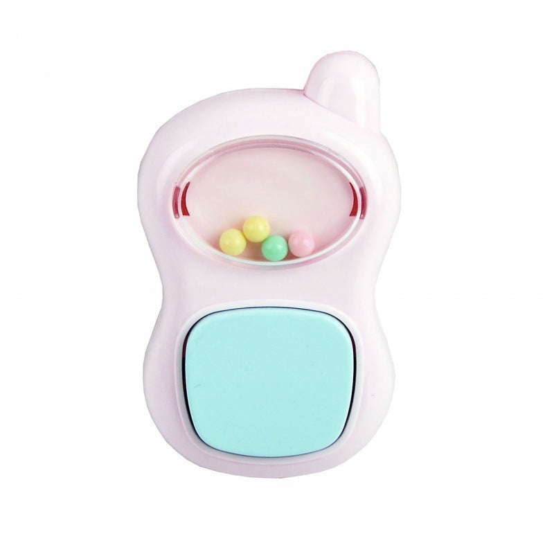 Cross-border baby hand rattle toy 0-1 years old newborn baby can gnaw teething glue baby bed bell pedal piano pendant