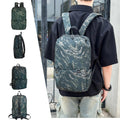 Camouflage outdoor backpack for men, lightweight hiking backpack, college student travel bag, lightweight and waterproof
