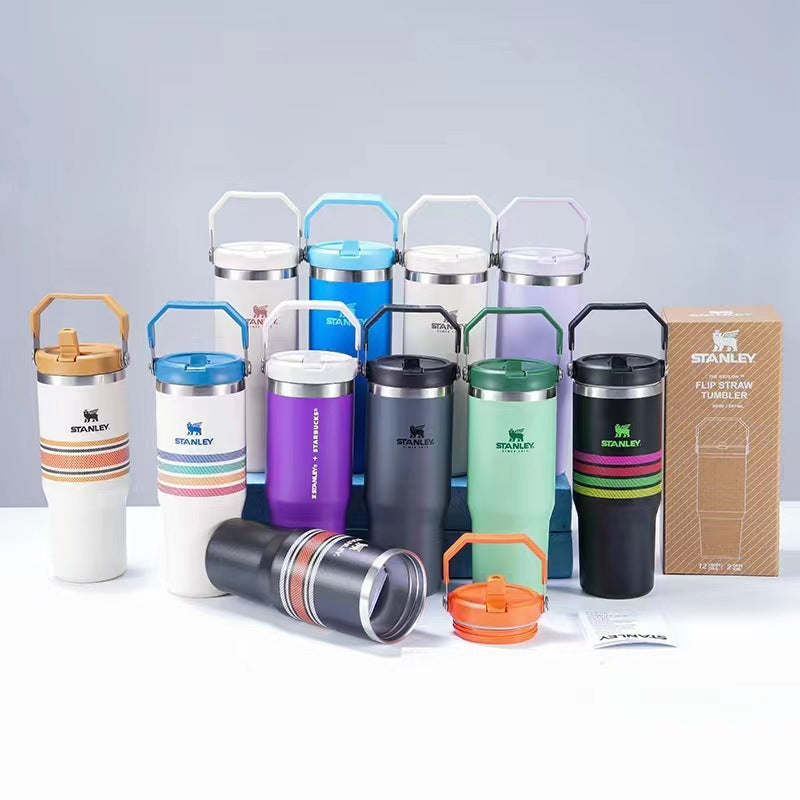 amazon new 30oz car thermos cup 304 stainless steel water cup stanley same style fashion ice cup