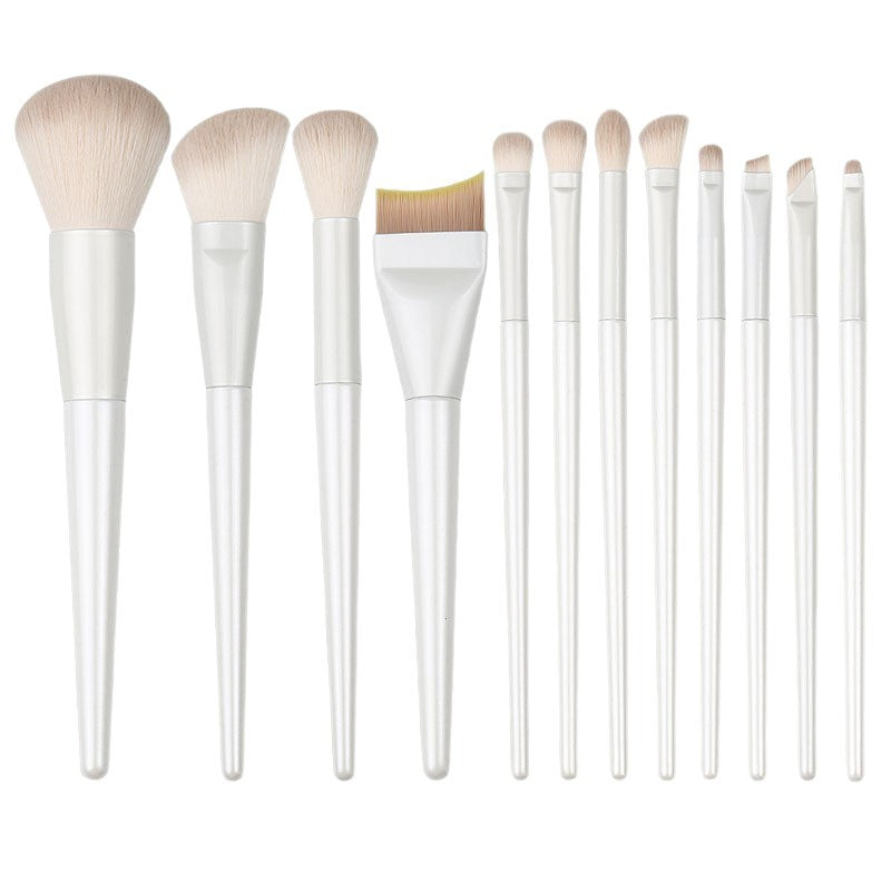 Complete makeup brush set - includes concealer, blending, eyeshadow, and blush brushes - beauty tool makeup brush kit