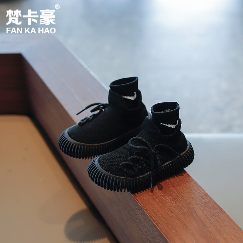 $6 a pair, factory direct deal! new spring/autumn fashion casual kids' sneakers, boys' yeezy-style shoes, for older kids and teens