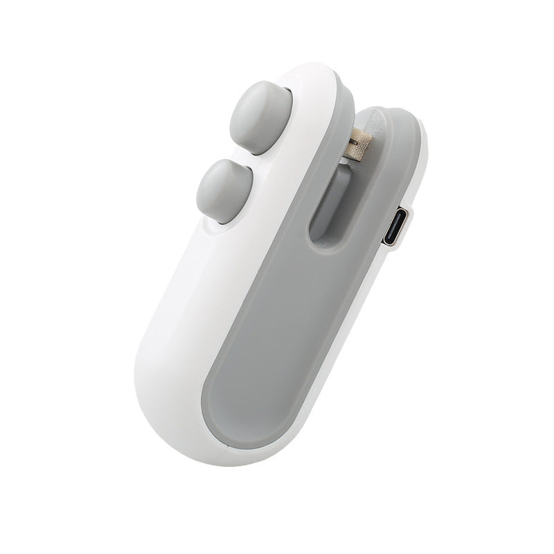 Snack sealer - compact handheld heat sealer for home use - mini plastic bag sealer - plastic bag sealing tool