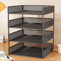 A4 file organizer desktop storage box - multi-layer, high-capacity office document, record, and paper sorting rack