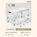 Folding table stall folding outdoor portable adjustable work table camping style picnic night market folding table and chairs