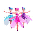 Gesture-activated fairy flying toy - light-up, drop-resistant, rechargeable, perfect for wholesale and street vendors