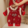 Baby clothes winter clothing infant onesie new chinoiserie baby one year old dress winter festive crawling clothes