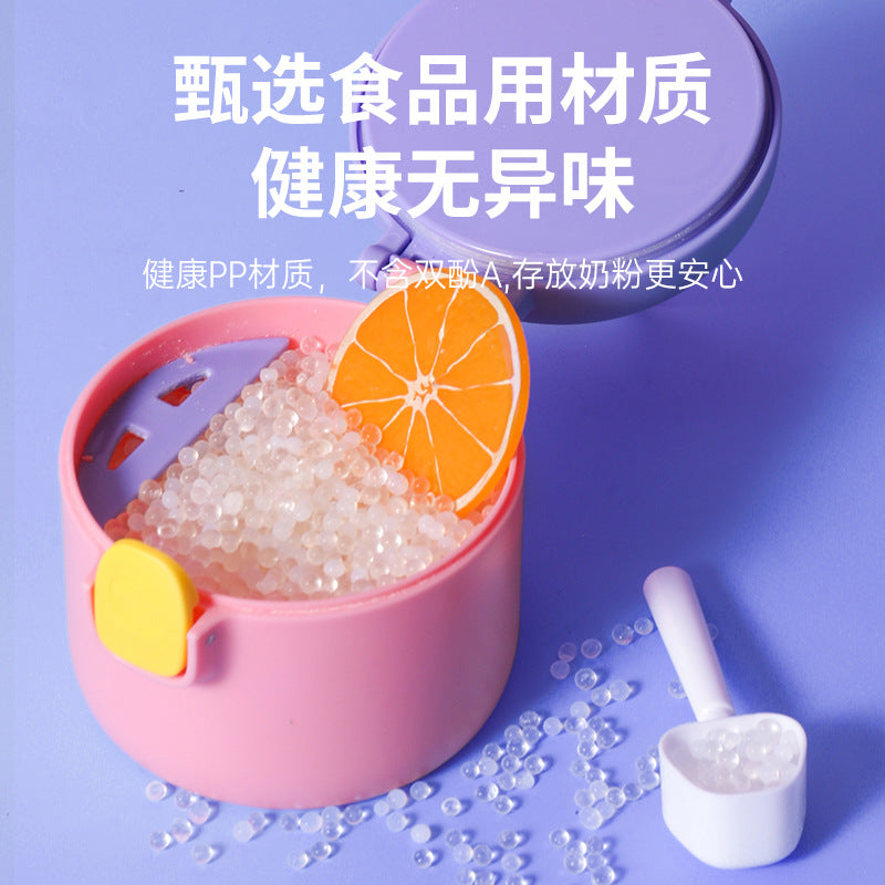 Directly from the manufacturer Baby milk powder box Portable out milk powder can Snack storage Sealed jar Milk powder box