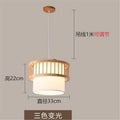 Nordic solid wood pendant light - restaurant, dining, hotel private room, noodle shop hanging lamp - japanese style master bedroom lighting fixture