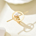 European and american cross-border trendy pearl ring for women, niche design, fashionable and versatile double-layer finger ring jewelry wholesale