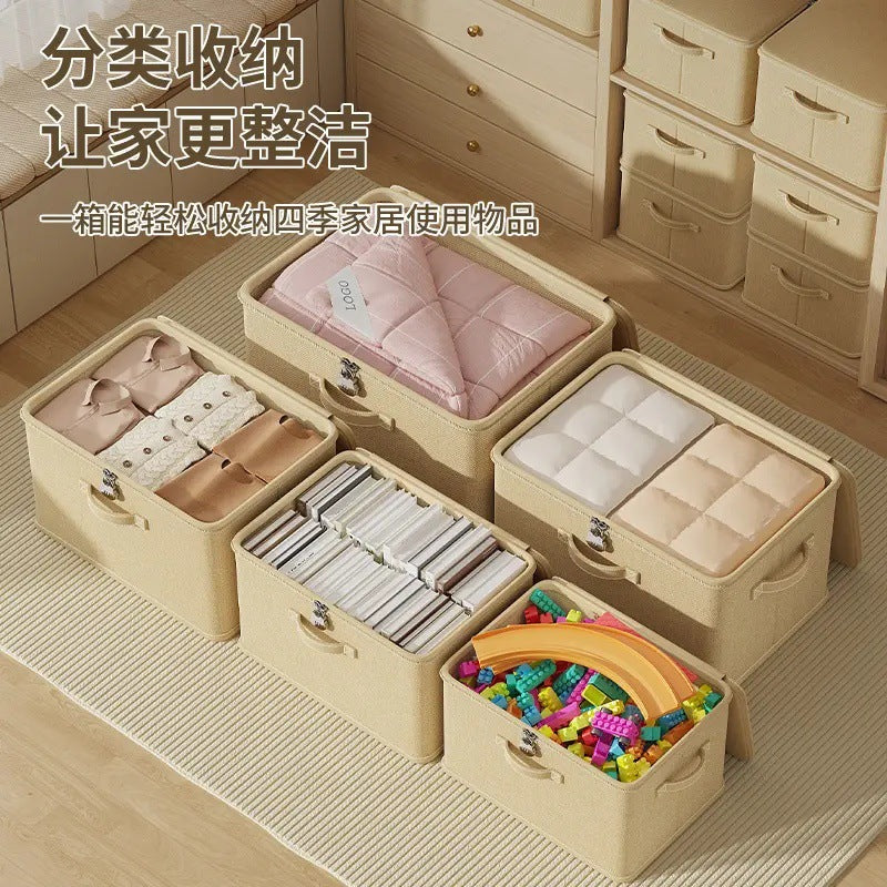 Locked storage box Password box Safe deposit box Password lock Storage box Dormitory student anti-privacy small box