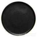 Japanese-style western dinner plates, creative steak plates, western dinner plates, creative black matte steak plates, commercial glossy white plates