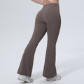 New barely-there high-waisted yoga pants: tummy control, butt lift, wide leg flare leggings for outdoor running, fitness, and sports - women's yoga apparel