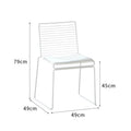 Ξwhite/small/line chairξ