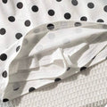 European and american y2k retro polka dot mini skirt with built-in shorts - high waist, slim fit, sexy skort