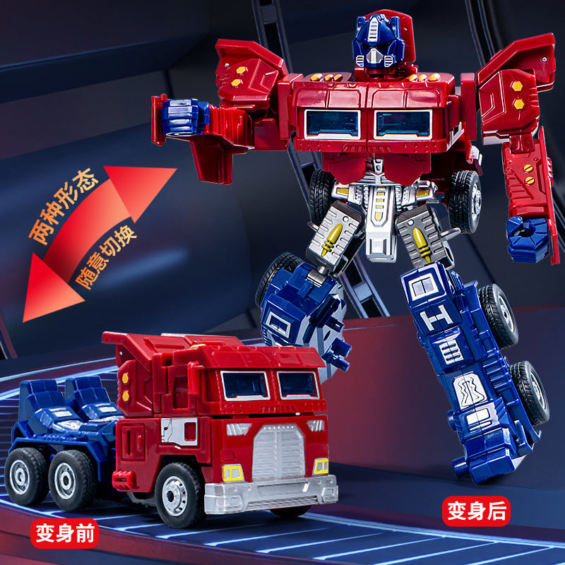 transforming truck vigilante multifunctional inertial car robot model engineering vehicle toy factory direct sales