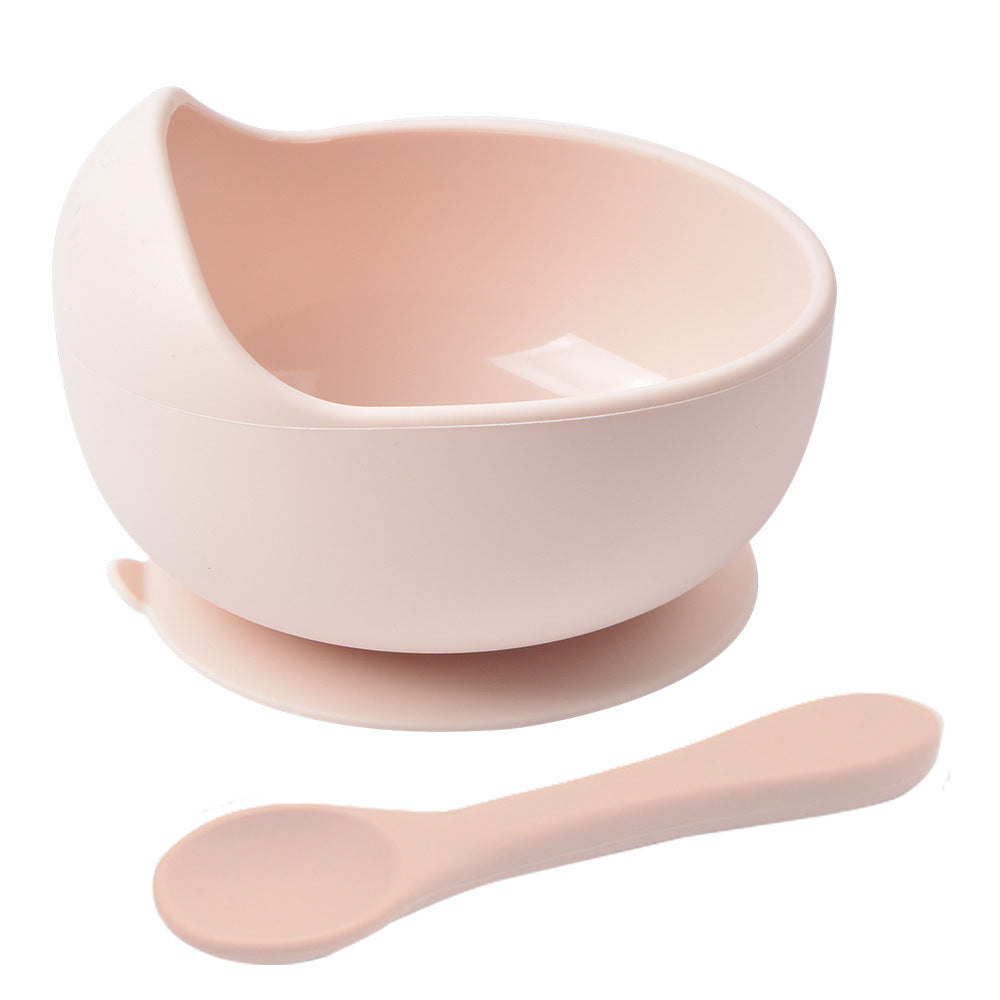 Wow! kids' silicone feeding bowl - cross-border hot seller! special bowl for infants and toddlers learning to eat independently - suction bowl