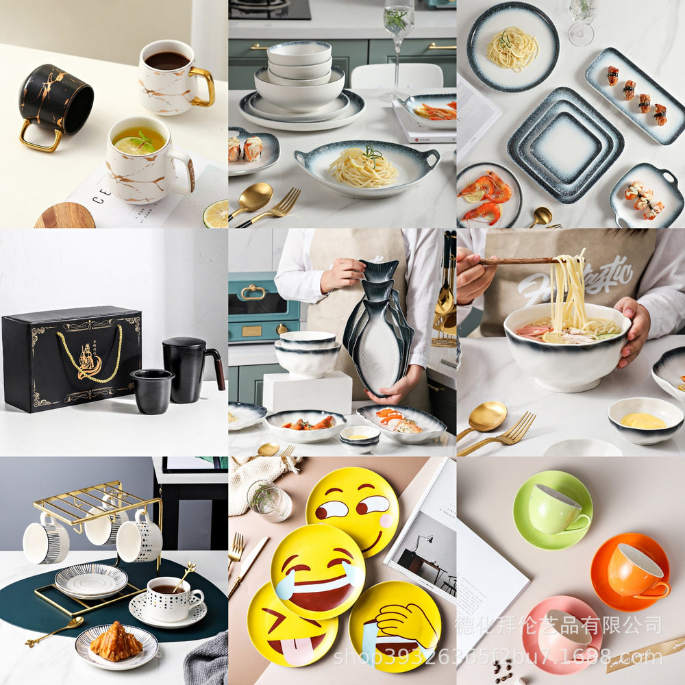 Big sale, choose any three pieces, free shipping to your home, ceramic bowls, plates, coffee cups and saucers, first come first served