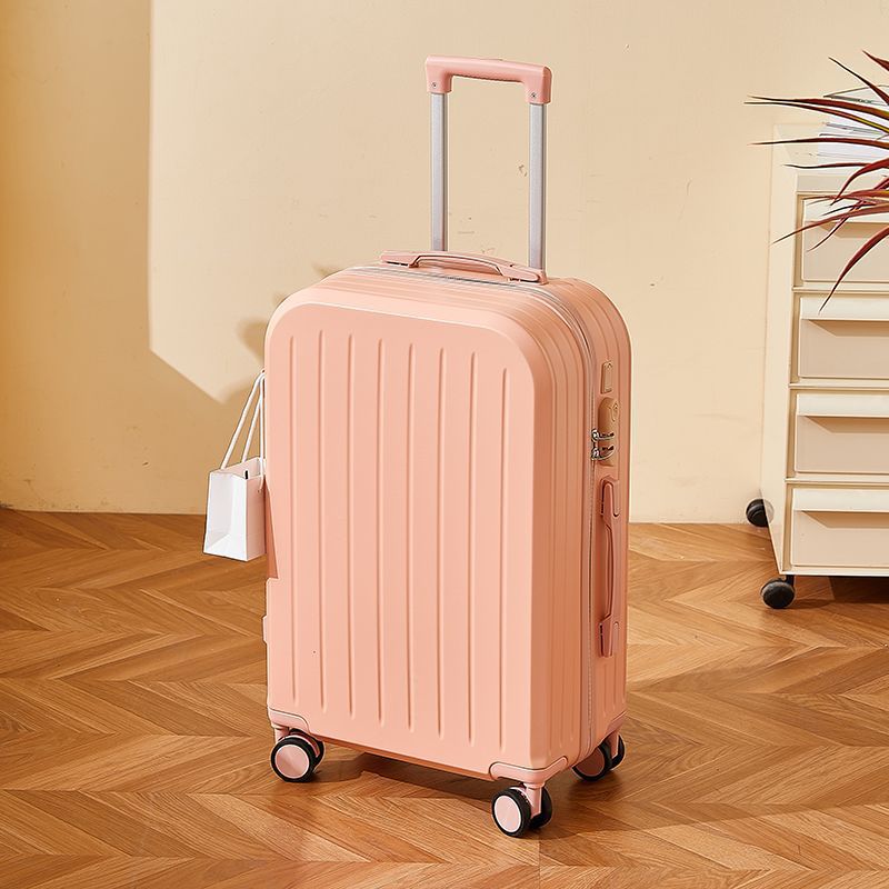 Luggage aluminum frame 20 pull rod box universal wheel 24 female male student 26 boarding password leather box 28inch suitcase