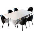 Natural marble dining table normcore jade office rock slab italian normcore dining table rectangular italian accessible luxury white jade