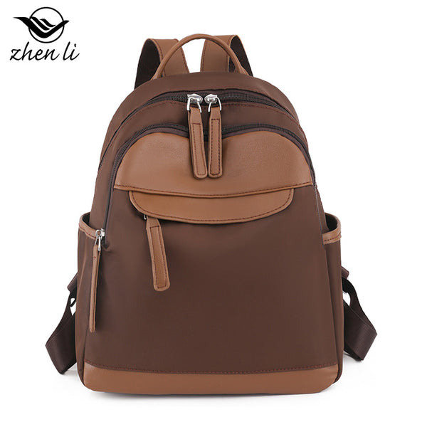 zhenli女包2023新款街头潮流双肩包休闲时尚女 backpack 包包批发