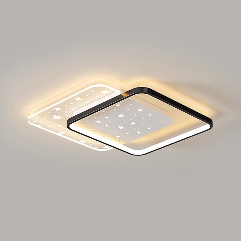 Living room light 2023 new modern simple atmosphere Nordic light luxury starry sky ceiling light master bedroom light household large lighting