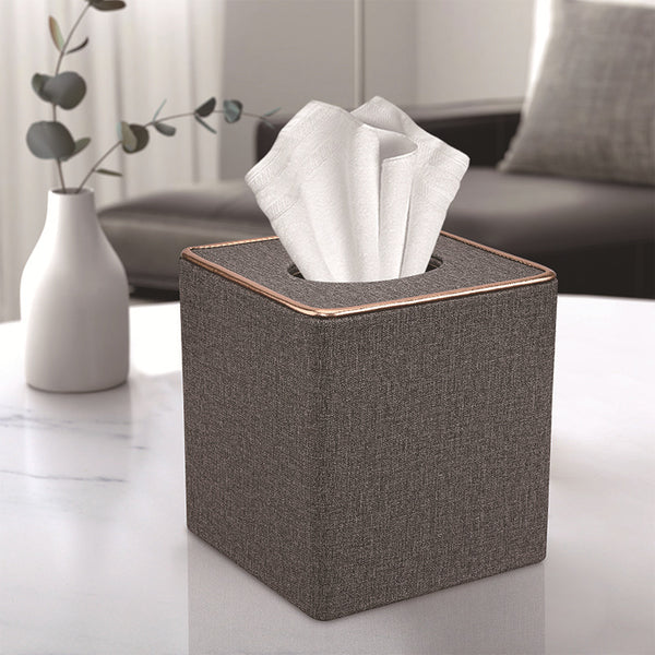 Tissue Box Living Room Light Luxury Desktop Home Extraction Carton Dining Room Coffee Table Advertising Tissue Tube Creative Square Roll Box
