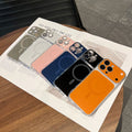 Magnetic transparent case suitable for iphone 17 full series magsafe wireless charging mobile phone case apple 16/15 hard case