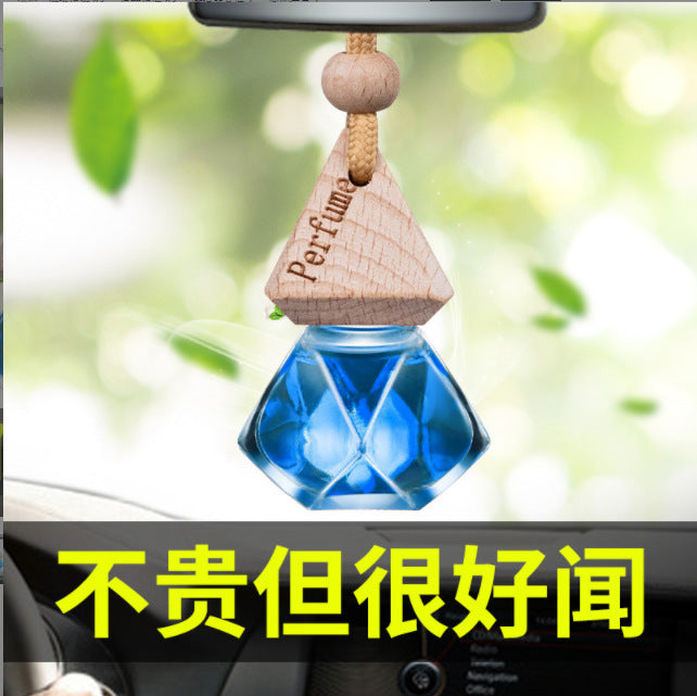 Car perfume pendant long-lasting light fragrance high-end aromatherapy pendant hanging car ornaments jewelry hanging aromatherapy bottle