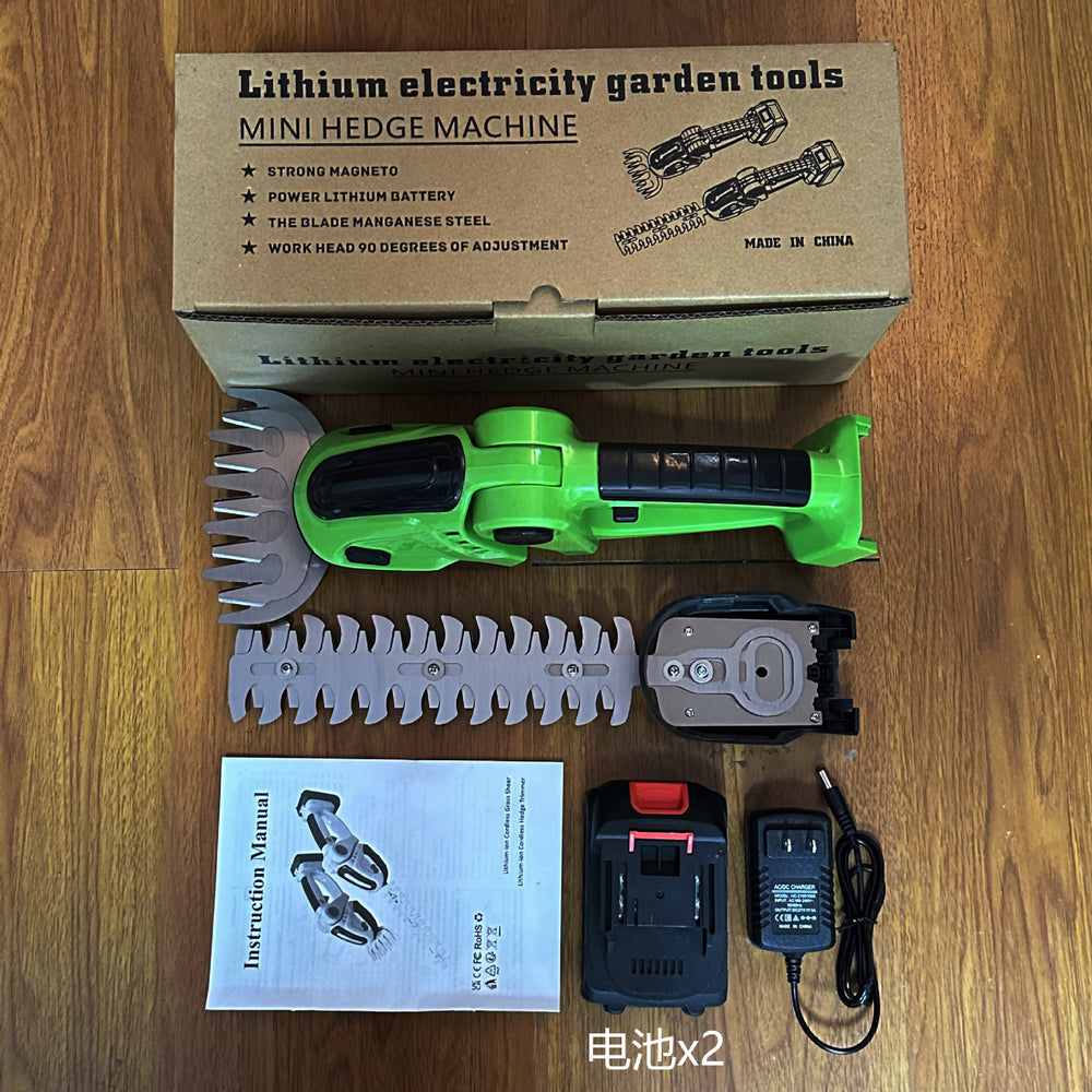 For homehedge trimmer lithium battery tool multifunctional electric high power lawn mower garden mini hedge shears fence shears