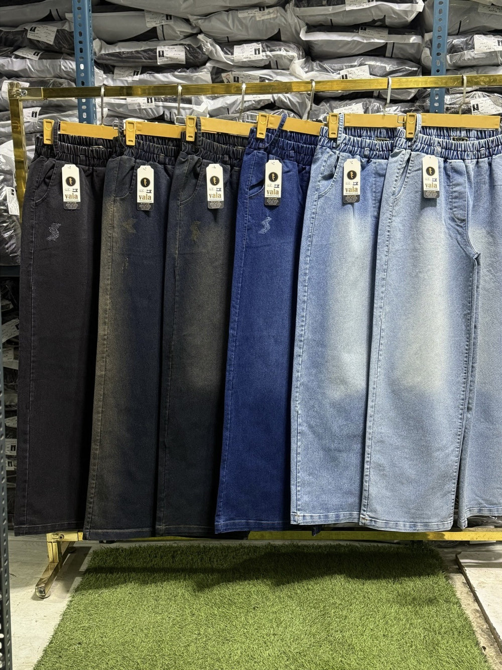 Women's jeans women's denim loose pants women's summernew arrivalhigh waistdrapedlooseslimming lookstraight-leg pants