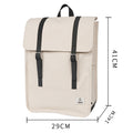 Unisex backpack custom business laptop bag college student leather backpack new large capacity women's school bag