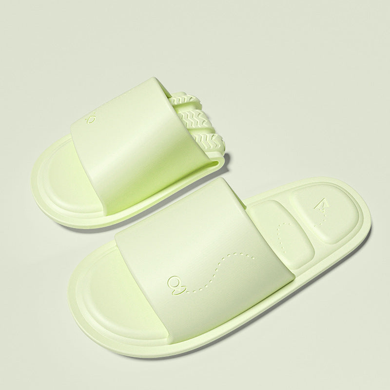 Foldable travel slippers for men and women, portable for business trips, hotels, couples, indoor non-slip disposable couple slippers