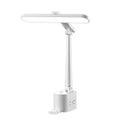 Foldable desk lamp with integrated socket - eye protection, designed for studying, reading, and preventing myopia - perfect for college students - bedside lamp with usb fast charging