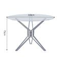 Source factory reception negotiation table personalized office 4s store sales negotiation table reception tempered glass dining table