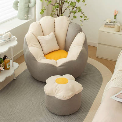 Beanbag chair - lounging & sleeping single seater - lazy chair - bean bag sofa - bedroom & balcony accent chair