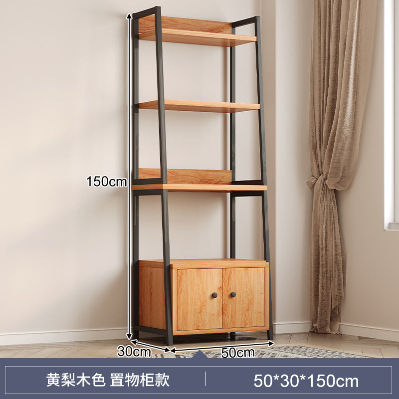 Shelf Multi-layer storage shelf Floor-to-ceiling office locker Shelf Layered shelf Living room display Cabinet with door
