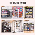 Kitchen storage rack - multi-tier organizer, carbon steel, multi-functional, freestanding, all-in-one shelf for home, sundries, and storage