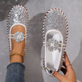 Fashionexportplus size hand-sewn soft bottom casualflats women's cross-border new arrival graffiti breathable lazy loafers