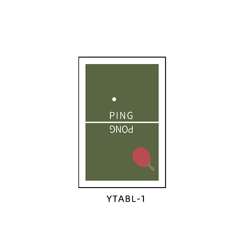 Bing Ball Room Decorative Painting Simple Sports Room Promotional Poster Wall Painting Gym Sports Inspirational Mural