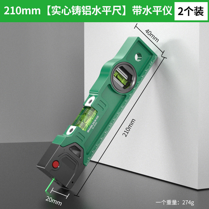 Baolian high-precision level digital level with strong magnetic small laser angle measuring ruler flat water ruler