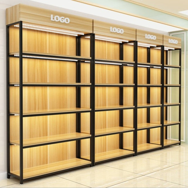 Supermarket Shelf Display Shelf Product Display Convenience Store Snacks Cosmetics Sample Storage Beauty Salon Product Cabinet