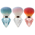 Travel portable diamond manicure dust brush mini mushroom head large cross-border beauty loose powder brush makeup brush portable