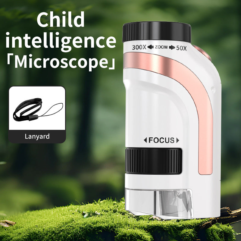 children's portable handheld microscope science experiment kit - educational toys for primary and secondary school students - wholesale