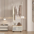 Coat rack simple bedroom cream floor-standing clothes rack for home clothes rack storage movable clothes rack