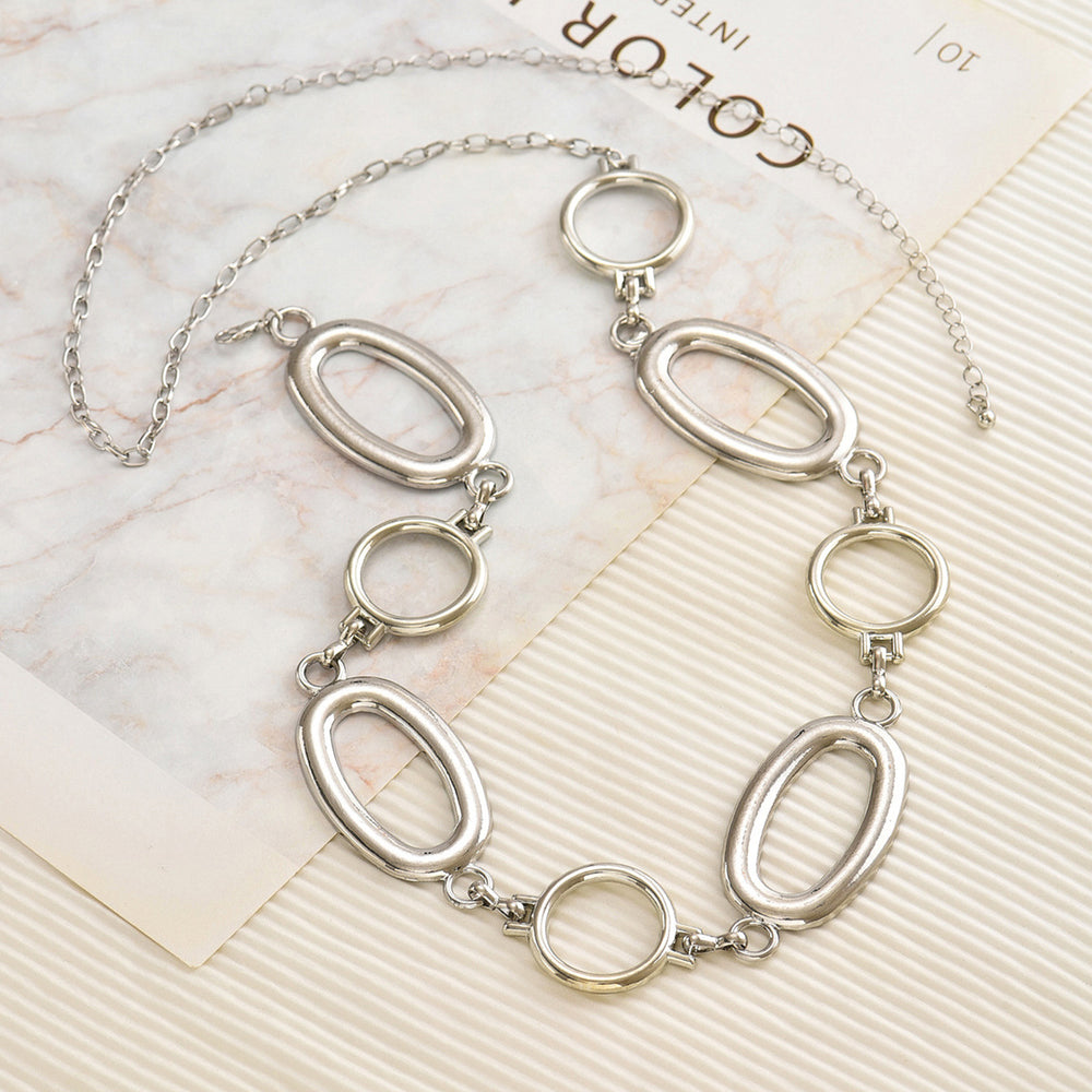 Wholesale waist chains & accessories: european & american cross-border jewelry for women - unique, high-end, round ring, exaggerated, irregular patchwork body chains